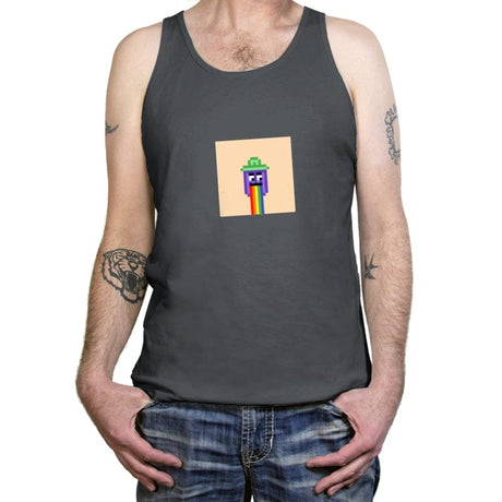 Tiny Trashcan 17 - Tanktop Tanktop RIPT Apparel X-Small / Asphalt