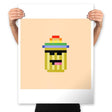 Tiny Trashcan 2703 - Prints Posters RIPT Apparel 18x24 / White