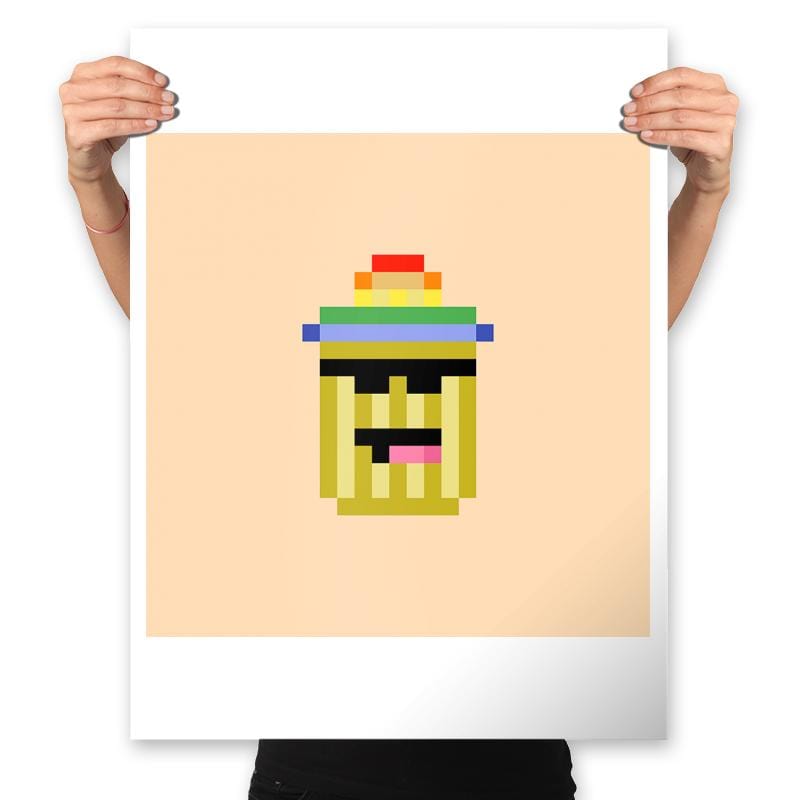 Tiny Trashcan 2703 - Prints Posters RIPT Apparel 18x24 / White