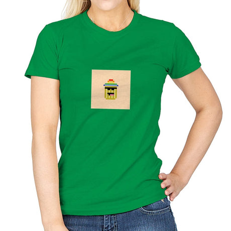 Tiny Trashcan 2703 - Womens T-Shirts RIPT Apparel Small / Irish Green