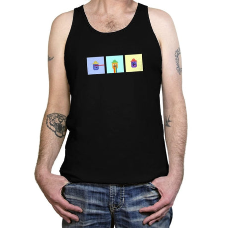 Tiny Trashcan Panels - Tanktop Tanktop RIPT Apparel X-Small / Black