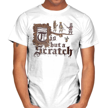 Tis But a Scratch - Mens T-Shirts RIPT Apparel Small / White