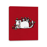 Tis The Season To Sparkle Cat - Canvas Wraps Canvas Wraps RIPT Apparel 11x14 / Red