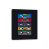 TMNT Eyes - Canvas Wraps Canvas Wraps RIPT Apparel 8x10 / Black