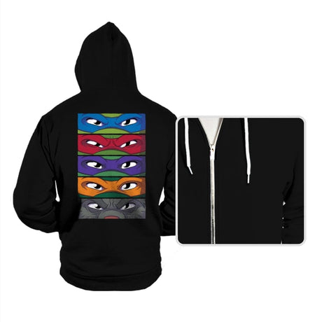 TMNT Eyes - Hoodies Hoodies RIPT Apparel Small / Black