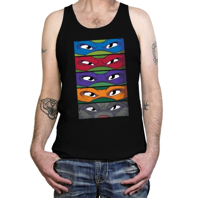 TMNT Eyes - Tanktop Tanktop RIPT Apparel X-Small / Black