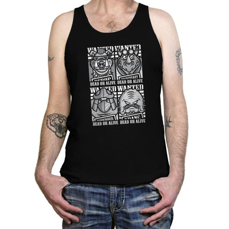 TMNT's Most Wanted - Tanktop Tanktop RIPT Apparel X-Small / Black