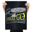 To Boldly Go - Prints Posters RIPT Apparel 18x24 / Black