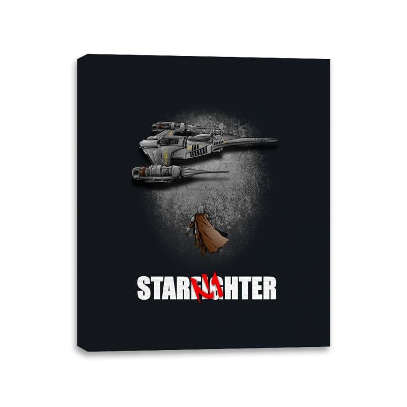 To the Starfighter! - Canvas Wraps Canvas Wraps RIPT Apparel 11x14 / Black