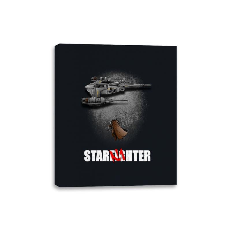 To the Starfighter! - Canvas Wraps Canvas Wraps RIPT Apparel 8x10 / Black