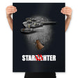 To the Starfighter! - Prints Posters RIPT Apparel 18x24 / Black