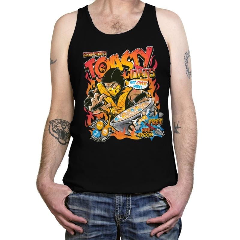 Toasty Oats - Anytime - Tanktop Tanktop RIPT Apparel X-Small / Black