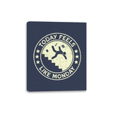 Today Feels Like Monday - Canvas Wraps Canvas Wraps RIPT Apparel 8x10 / Navy