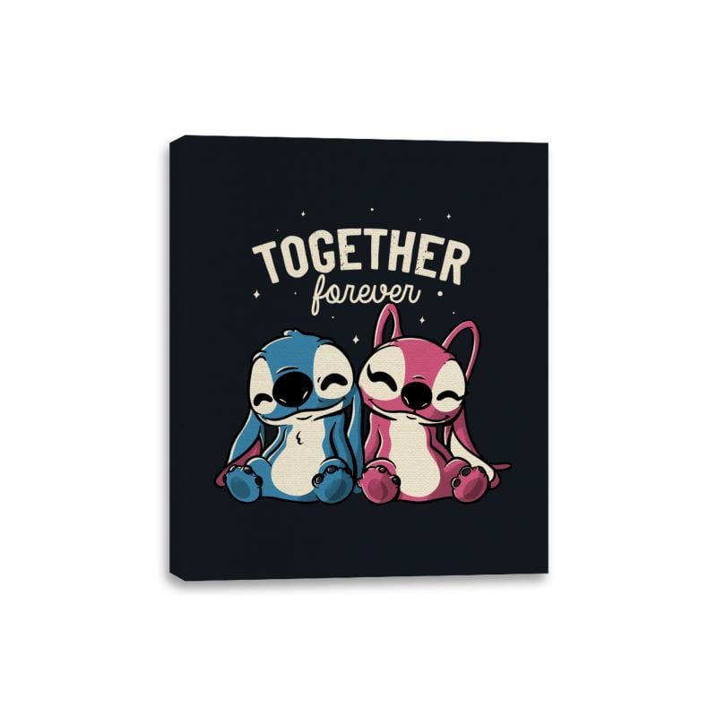 Together Forever - Canvas Wraps Canvas Wraps RIPT Apparel 8x10 / Black