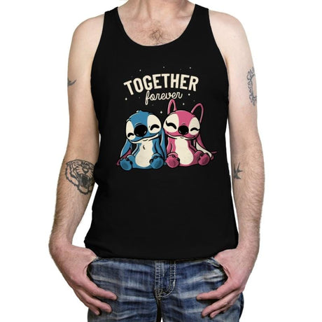 Together Forever - Tanktop Tanktop RIPT Apparel X-Small / Black