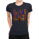 Tokyo Adventure - Womens Premium T-Shirts RIPT Apparel Small / Midnight Navy