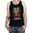 Too Cute to be Evil - Tanktop Tanktop RIPT Apparel X-Small / Black