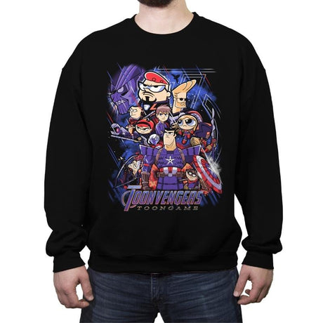 Toongame - Crew Neck Sweatshirt Crew Neck Sweatshirt RIPT Apparel