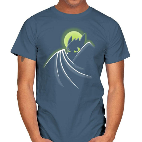 Toothless Bat - Raffitees - Mens T-Shirts RIPT Apparel Small / Indigo Blue