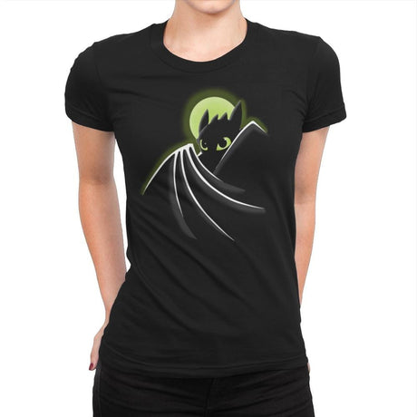 Toothless Bat - Raffitees - Womens Premium T-Shirts RIPT Apparel Small / Black