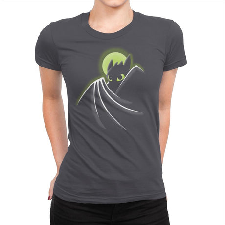 Toothless Bat - Raffitees - Womens Premium T-Shirts RIPT Apparel Small / Heavy Metal