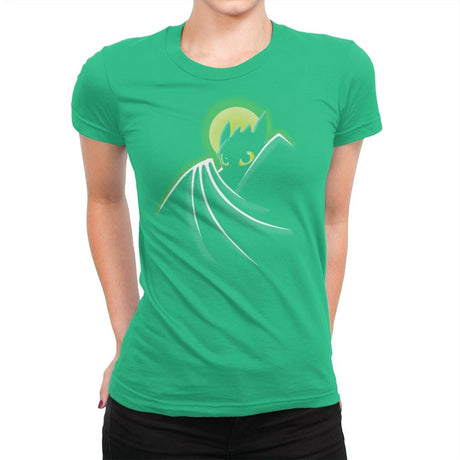 Toothless Bat - Raffitees - Womens Premium T-Shirts RIPT Apparel Small / Kelly Green