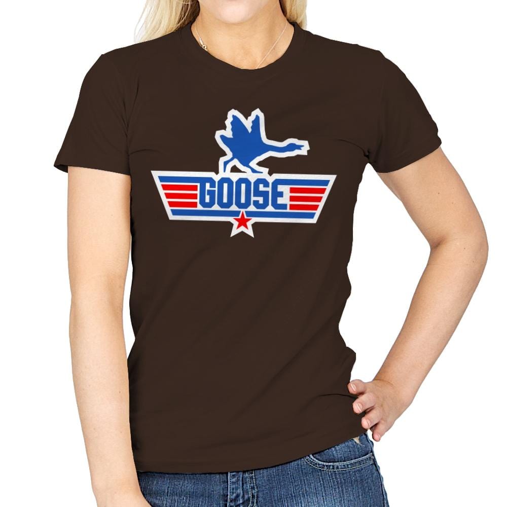 Top Goose - Womens T-Shirts RIPT Apparel Small / Dark Chocolate