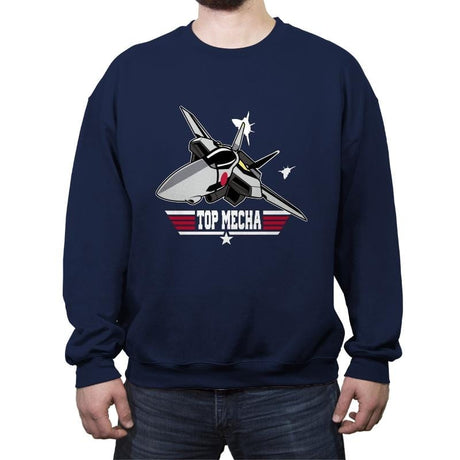 Top Mecha - Crew Neck Sweatshirt Crew Neck Sweatshirt RIPT Apparel