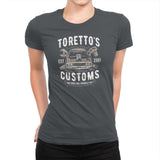 Toretto's Customs Exclusive - Womens Premium T-Shirts RIPT Apparel Small / Heavy Metal