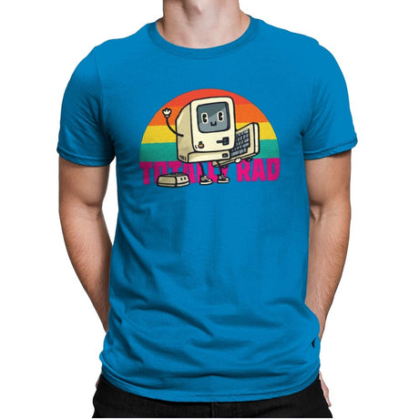 Totally Rad - Mens Premium T-Shirts RIPT Apparel Small / Turqouise