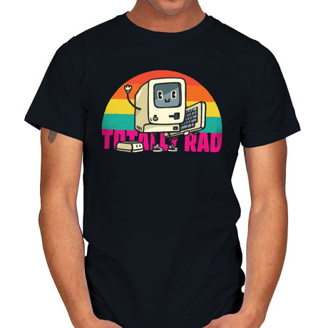 Totally Rad - Mens T-Shirts RIPT Apparel Small / Black