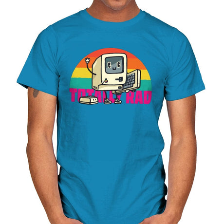 Totally Rad - Mens T-Shirts RIPT Apparel Small / Sapphire