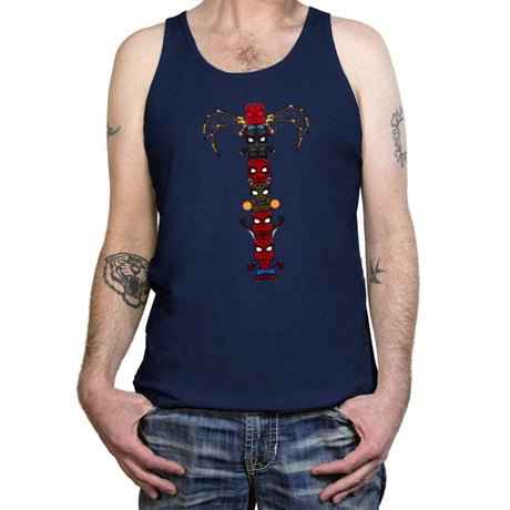 Totem of Spiders - Tanktop Tanktop RIPT Apparel X-Small / Navy