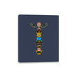 Totem of Villains - Canvas Wraps Canvas Wraps RIPT Apparel 8x10 / Navy