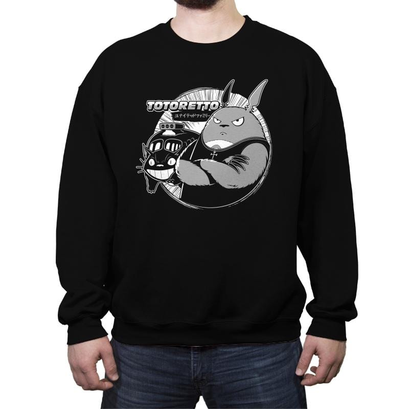 Totoretto - Crew Neck Sweatshirt Crew Neck Sweatshirt RIPT Apparel Small / Black