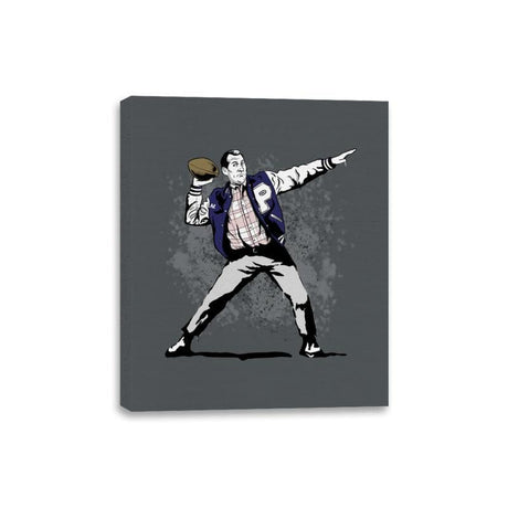 Touchdown - Best Seller - Canvas Wraps Canvas Wraps RIPT Apparel 8x10 / Charcoal