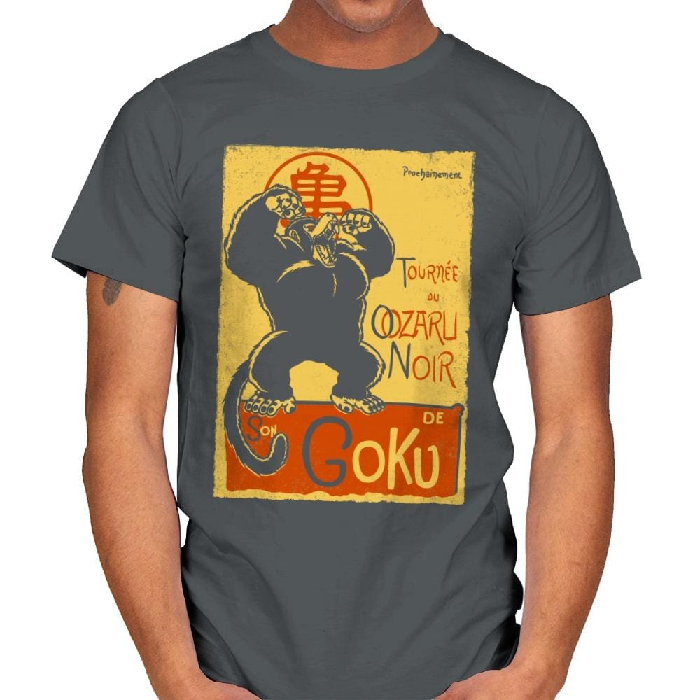 Tournee du Oozaru Noir - Mens T-Shirts RIPT Apparel Small / Charcoal