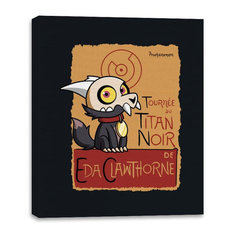 Tournée du Titan Noir - Canvas Wraps Canvas Wraps RIPT Apparel 16x20 / Black