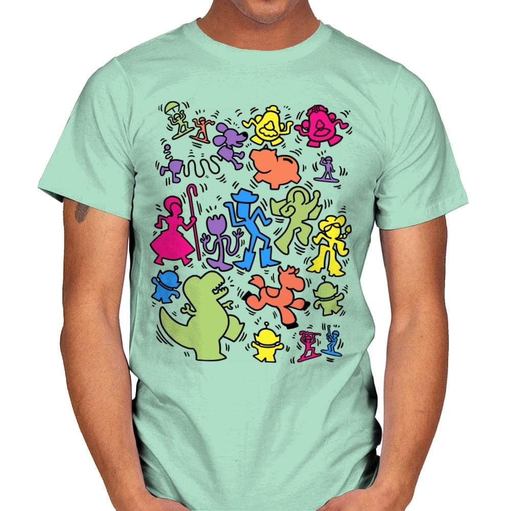 Toy Art - Mens T-Shirts RIPT Apparel Small / Mint Green