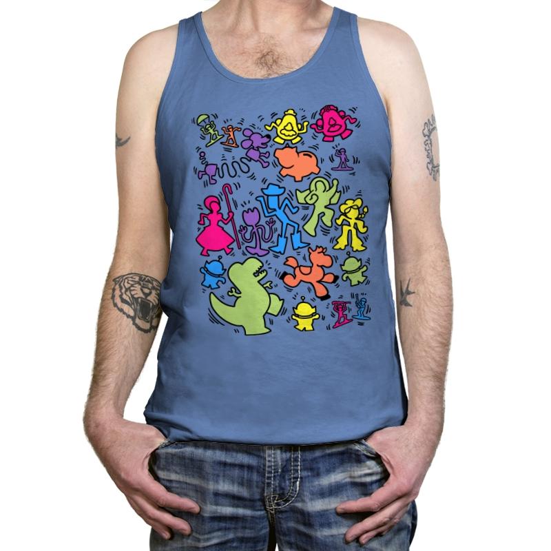 Toy Art - Tanktop Tanktop RIPT Apparel X-Small / Blue Triblend