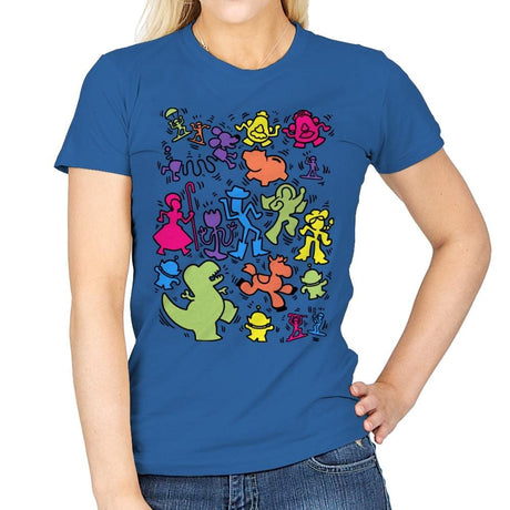 Toy Art - Womens T-Shirts RIPT Apparel Small / Royal