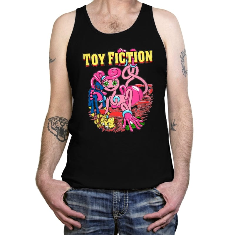 Toy Fiction - Tanktop Tanktop RIPT Apparel X-Small / Black