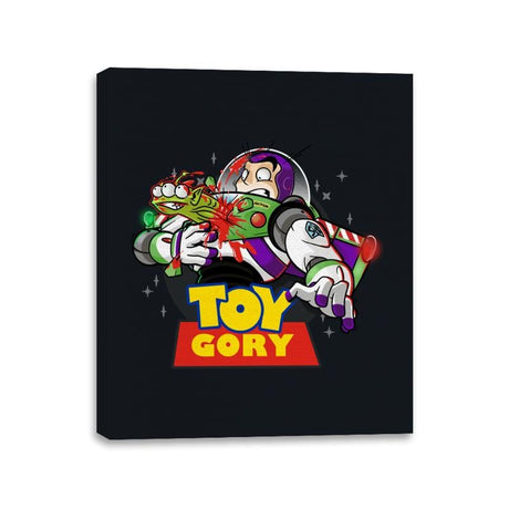 Toy Gory 3 - Canvas Wraps Canvas Wraps RIPT Apparel 11x14 / Black