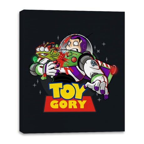 Toy Gory 3 - Canvas Wraps Canvas Wraps RIPT Apparel 16x20 / Black