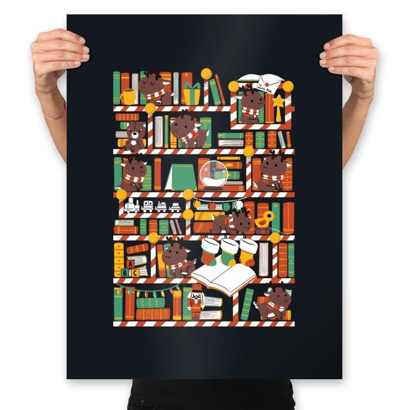 Toy's Library - Prints Posters RIPT Apparel 18x24 / Black