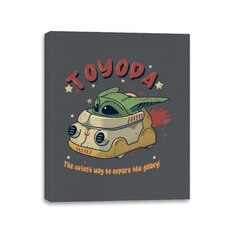 Toyoda - Canvas Wraps Canvas Wraps RIPT Apparel 11x14 / Charcoal