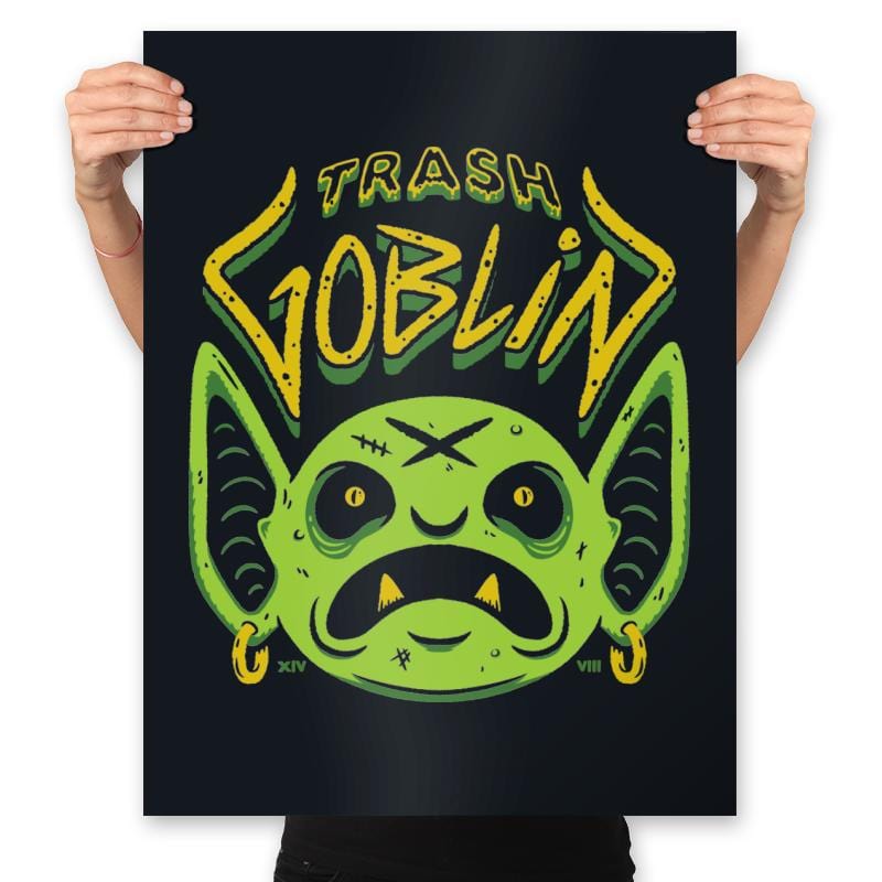 Trash Goblin - Prints Posters RIPT Apparel 18x24 / Black