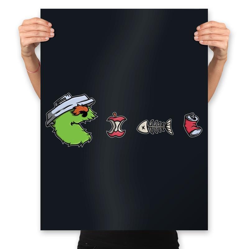 Trash-Man - Prints Posters RIPT Apparel 18x24 / Black