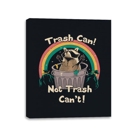 Trash Talker! - Canvas Wraps Canvas Wraps RIPT Apparel 11x14 / Black