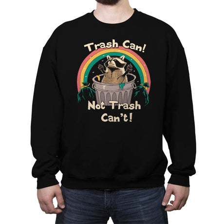 Trash Talker! - Crew Neck Sweatshirt Crew Neck Sweatshirt RIPT Apparel Small / Black